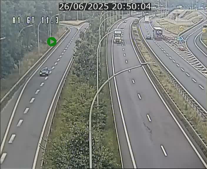 Traffic live webcam Luxembourg Senningerberg - A1 direction Allemagne - BK 11.3