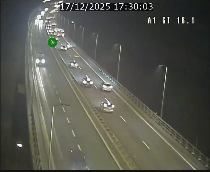 Traffic live webcam Luxembourg Niederanven - A1 direction Allemagne - BK 16.1