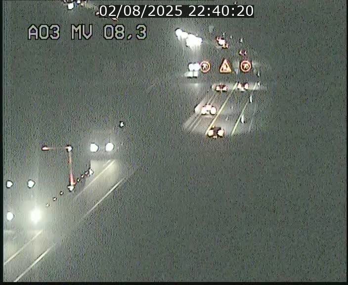 Webcam Autoroute après la Croix de Bettembourg en direction de Luxembourg sur l'A3