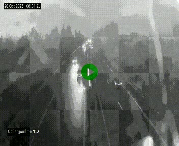 Webcam routière à la fin de la N10, en périphérique ouest d'Angouleme, proche de la jonction avec l'A10