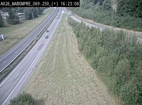 Webcam E25 (A26) à Mabompré. Vue orientée vers le Luxembourg