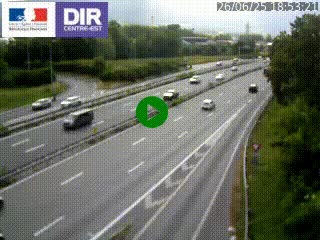 Caméra routière à hauteur de la sortie 15 Chambéry-centre au PK 4,103 en direction d'Albertville