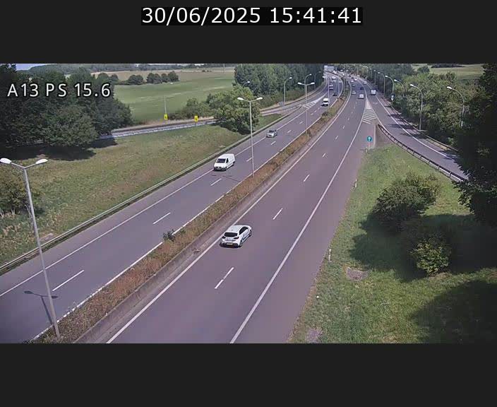 Traffic live webcam Luxembourg Kayl - A13 direction Dudelange - BK 15.6