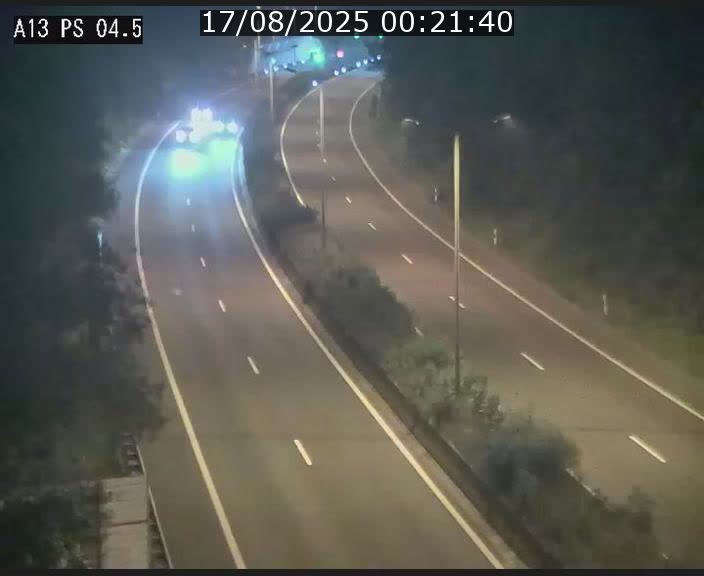 Traffic live webcam Luxembourg Differdange - A13 direction Esch-sur-Alzette - BK 4.5