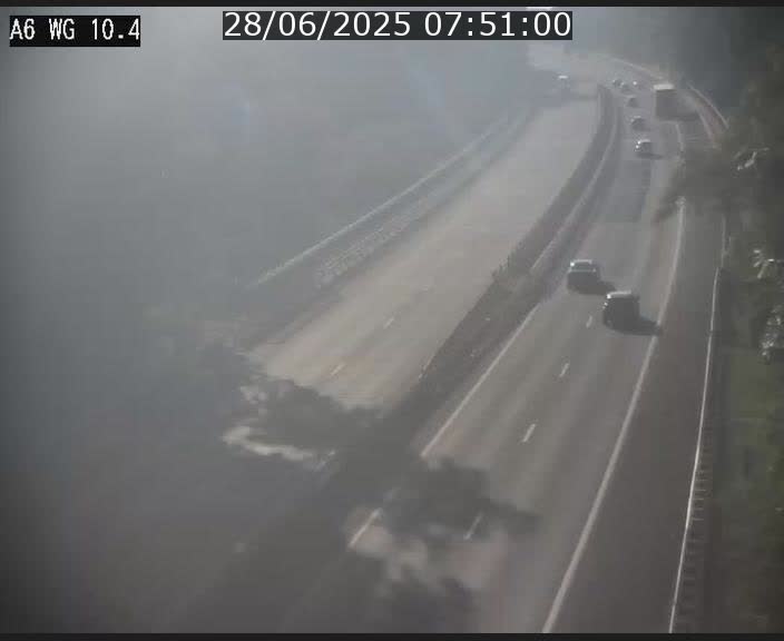Traffic live webcam Luxembourg Mamer - A6 - BK 10.4 - direction Luxembourg/France/Allemagne
