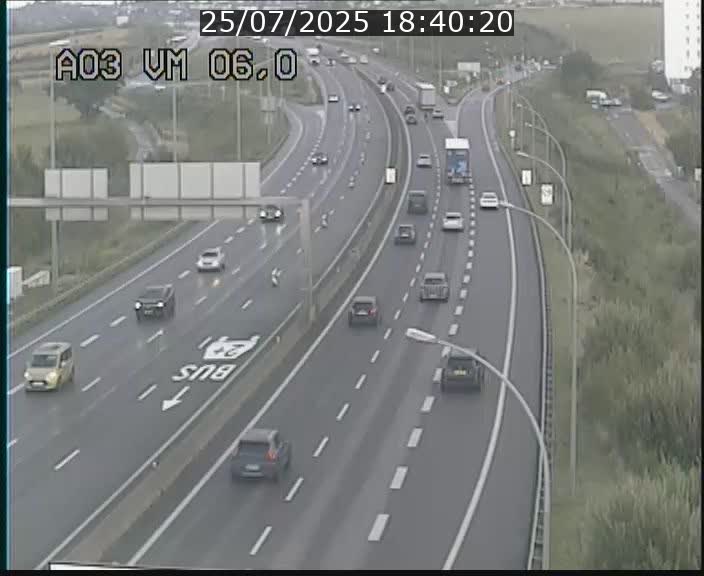 Traffic live webcam Luxembourg Aire de Berchem - A3 - BK 6 - direction France
