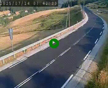 Webcam routière au niveau du col de la Chavade en Ardèche, sur la N102 à 1266 mètres d'altitude