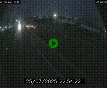 Webcam sur la N165 à hauteur de Caudan, dans le Morbihan.