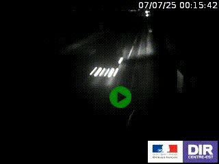 Webcam routière sur la RN7 à hauteur de Toulon-sur-Allier, entre Moulins et Vichy