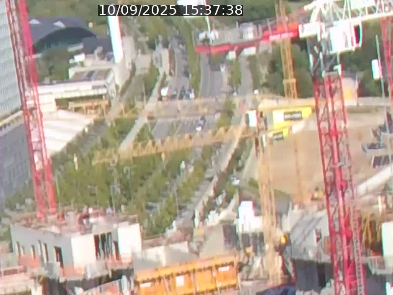 Webcam sur l'avenue John Fitzgerald Kennedy (N51) avec vue orientée vers le Findel