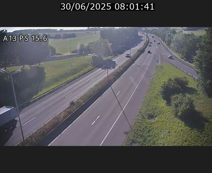 Traffic live webcam Luxembourg Kayl - A13 direction Dudelange - BK 15.6