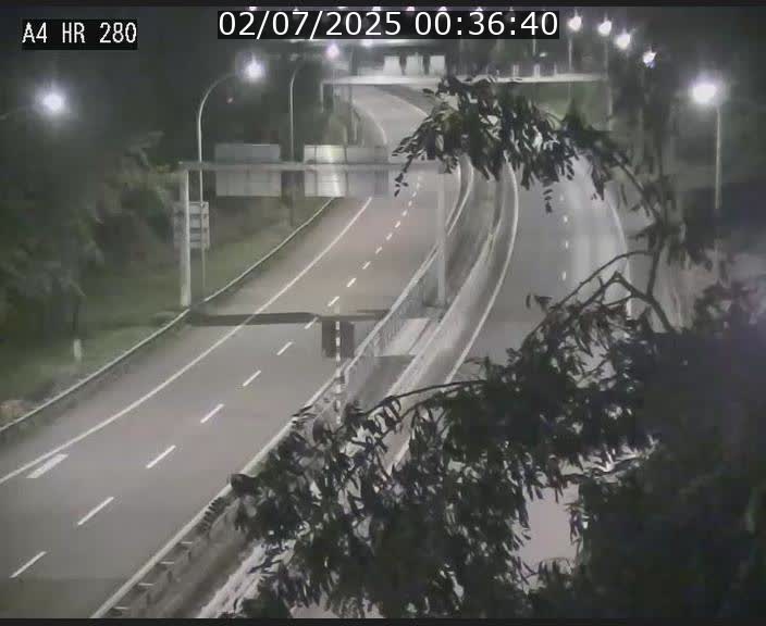 Webcam traffic A4 Luxembourg - BK 0.2 - P+R Bouillon (direction Luxembourg)