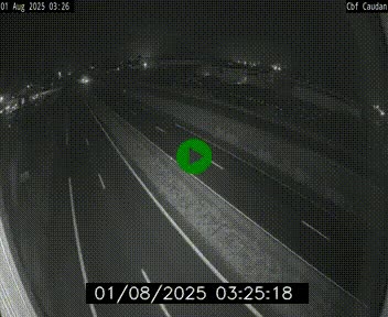 Webcam sur la N165 à hauteur de Caudan, dans le Morbihan.