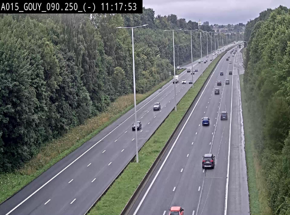 Webcam autoroute Belgique - Gouy-lez-piéton - E42 - BK 90.3