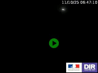 Webcam routière sur la RN7 à hauteur de Toulon-sur-Allier, entre Moulins et Vichy