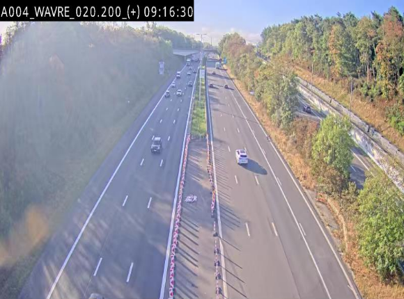Webcam @ Wavre-sud KP 19.6, A4/E411