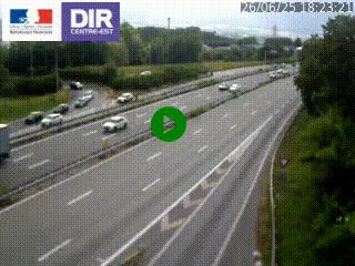 Caméra routière à hauteur de la sortie 15 Chambéry-centre au PK 4,103 en direction d'Albertville