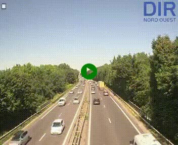 Webcam sur le périphérique de Caen (N814) à l'est de la ville, à Mondeville hauteur de la sortie 2, Presqu'île-Rives de l'Orne, au bout de l'autoroute A13