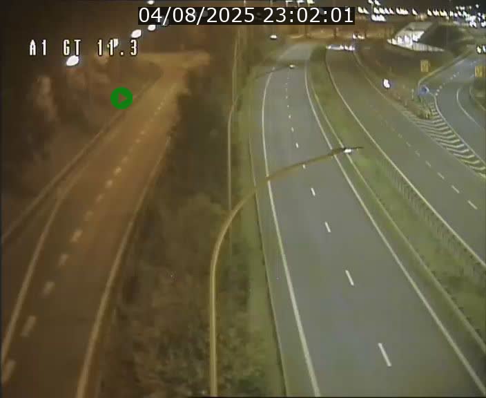 Traffic live webcam Luxembourg Senningerberg - A1 direction Allemagne - BK 11.3