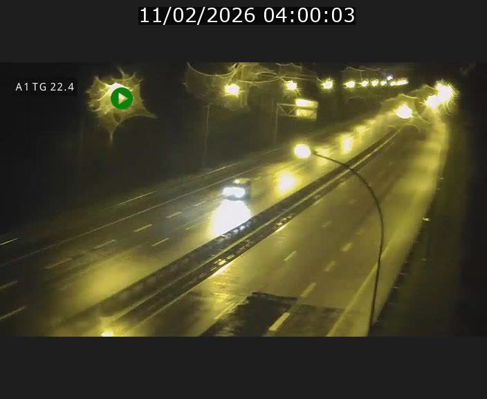 Traffic live webcam Luxembourg Flaxweiler - A1 direction Luxembourg - BK 22.4