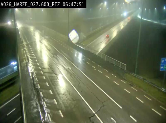 Caméra autoroute Belgique - Sougné-Remouchamps,E25 direction Luxembourg