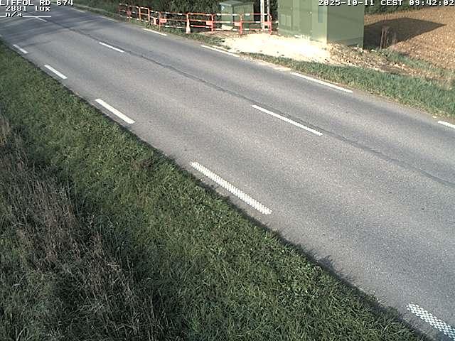 Webcam à Liffol-le-Grand dans le département des Vosges sur la D674 en direction de la Haute-Marne