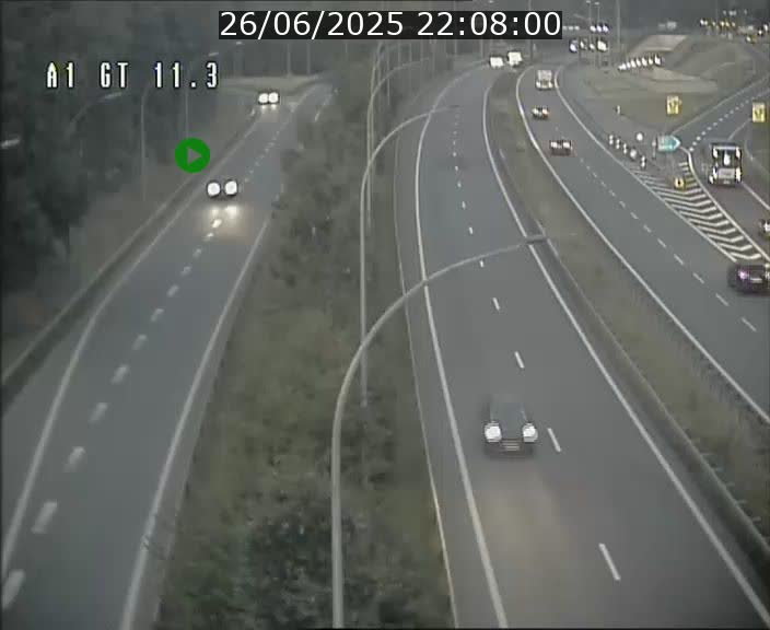 Traffic live webcam Luxembourg Senningerberg - A1 direction Allemagne - BK 11.3