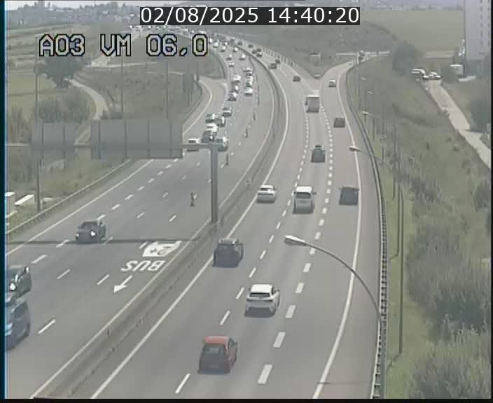 Traffic live webcam Luxembourg Aire de Berchem - A3 - BK 6 - direction France
