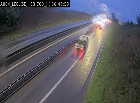 Webcam autoroute E411 à hauteur de Léglise, en direction de Luxembourg