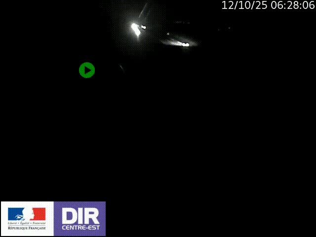 Webcam sur le contournement de Valence, sur la Nationale 7, à la jonction avec la N532, caméra orientée vers Grenoble