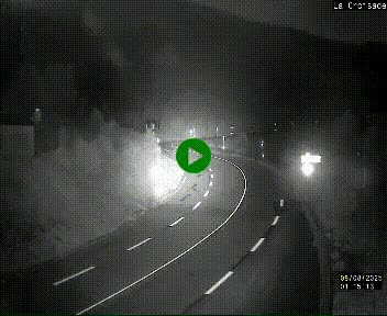 Webcam au carrefour de la croisade, à la jonction entre la N22 et la N320, avant le poste de douane franco-andorrane. Webcam à 1790 mètres d'altitude