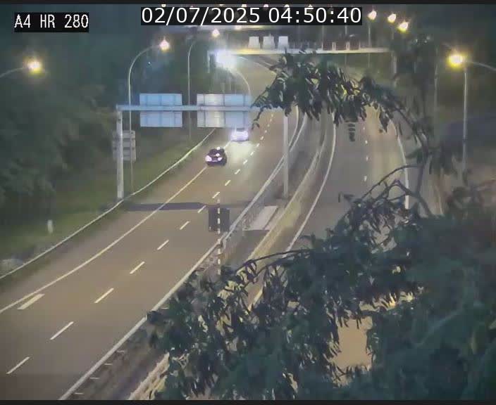 Webcam traffic A4 Luxembourg - BK 0.2 - P+R Bouillon (direction Luxembourg)