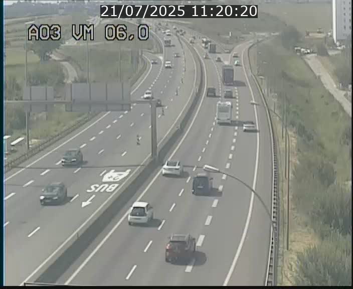Traffic live webcam Luxembourg Aire de Berchem - A3 - BK 6 - direction France