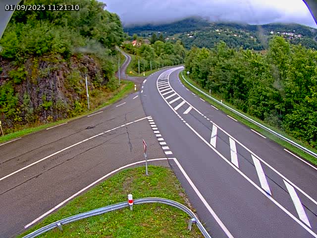 Caméra autoroute France - N66, col du Bussang direction Remiremont
