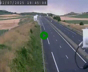Caméra autoroute A75 à hauteur de Le Crest, en direction de Montpellier