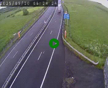 Caméra autoroute A75 à hauteur du col de la Fageole en direction de Clermont-Ferrand