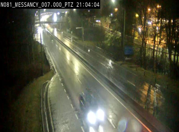 Webcam sur la N81 (E411) à hauteur du Cora Messancy. Vue orientée vers Arlon