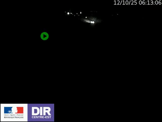 Webcam sur le contournement de Valence, sur la Nationale 7, à la jonction avec la N532, caméra orientée vers Grenoble