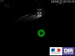 Caméra autoroutière sur l'A47 à hauteur de Givors, a proximité de Lyon. La webcam est orientée vers Lyon
