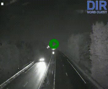 Webcam sur le périphérique de Caen (N814) à l'est de la ville, à Mondeville hauteur de la sortie 2, Presqu'île-Rives de l'Orne, au bout de l'autoroute A13
