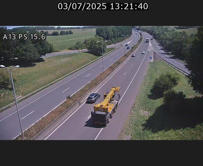 Traffic live webcam Luxembourg Kayl - A13 direction Dudelange - BK 15.6