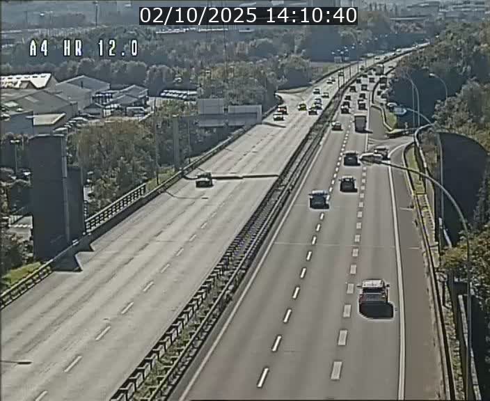 Traffic live webcam Luxembourg Jonction Foetz - A4 - BK 12.0 - direction Esch sur Alzette