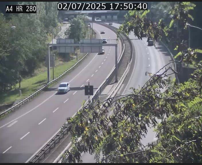 Webcam traffic A4 Luxembourg - BK 0.2 - P+R Bouillon (direction Luxembourg)