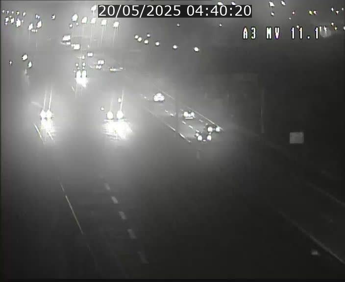 Traffic live webcam Luxembourg Croix de Bettembourg A3 - BK 11.1 - direction Luxembourg-ville