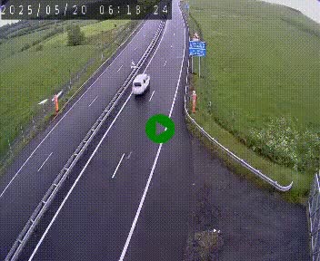 Caméra autoroute A75 à hauteur du col de la Fageole en direction de Clermont-Ferrand