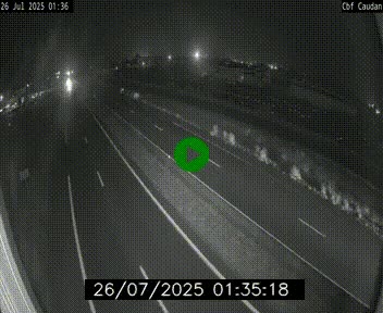 Webcam sur la N165 à hauteur de Caudan, dans le Morbihan.