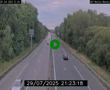 Webcam sur le périphérique de Nantes (N844) entre la Porte de Saint-Luce et la Porte d'Anjou, à l'est de la ville