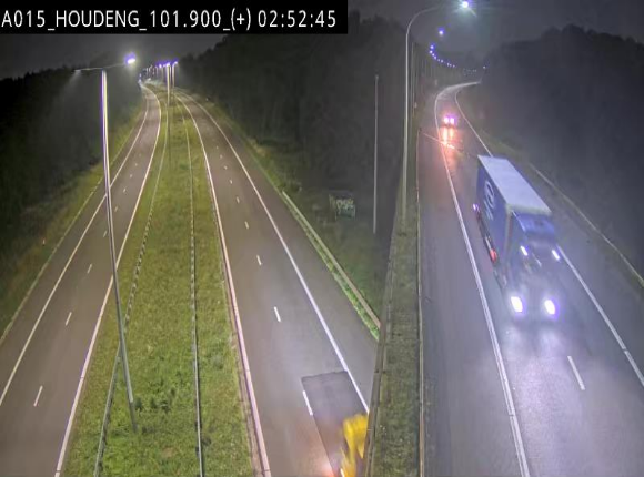 Webcam autoroute Belgique - Houdeng-Goegnies - Jonction E19/E42 direction Tournai/Mons - BK 101.85