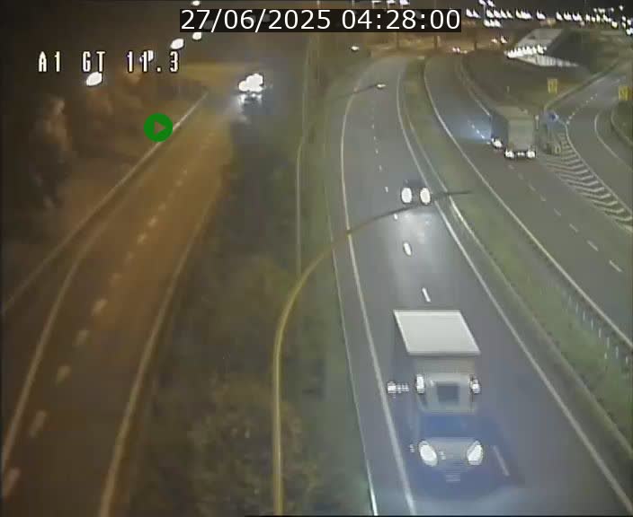 Traffic live webcam Luxembourg Senningerberg - A1 direction Allemagne - BK 11.3