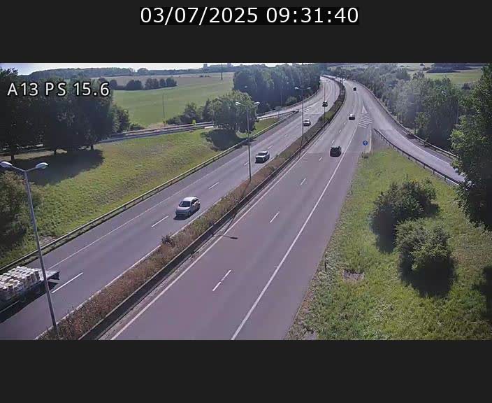 Traffic live webcam Luxembourg Kayl - A13 direction Dudelange - BK 15.6